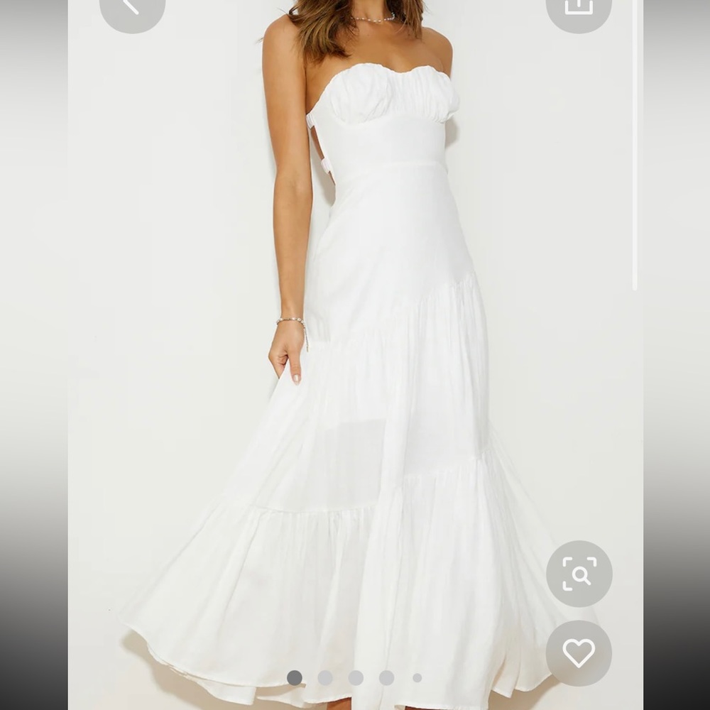 **NEVER WORN** White Maxi Dress - NWT